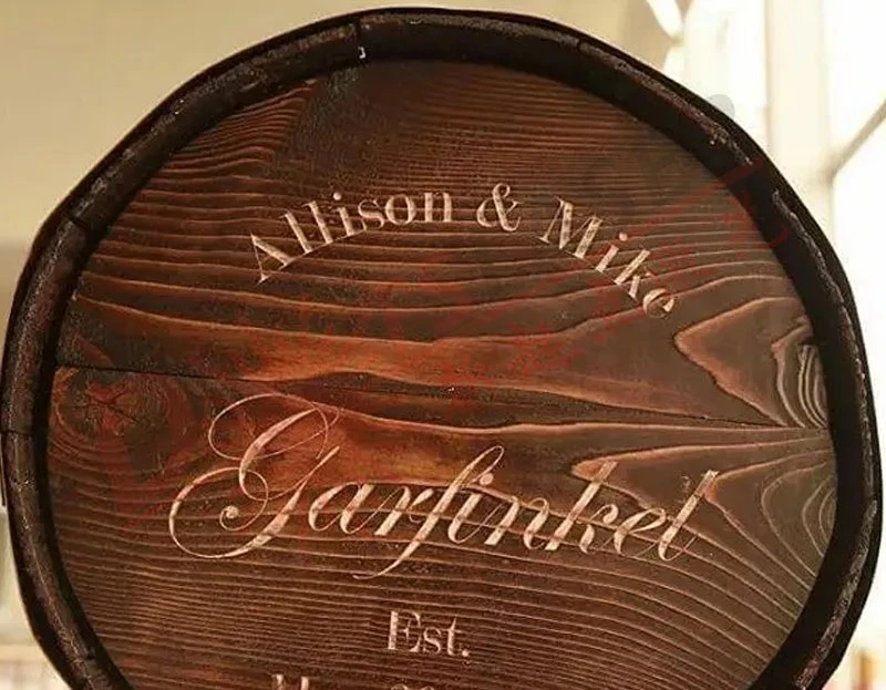Laser engraving Barrel 