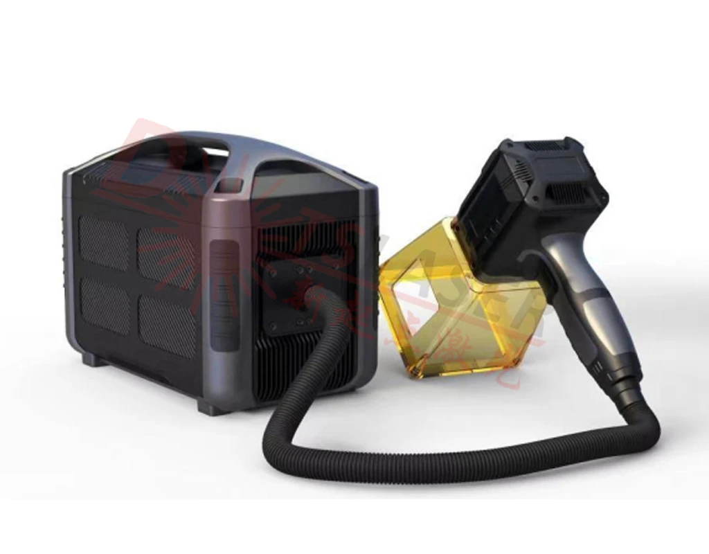 Small handheld fiber laser