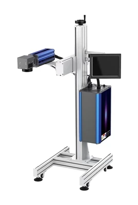 20W fiberflygende lasermarkeringsmaskin