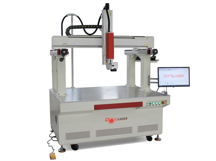 4-akset automatisk fiberlasermarkør